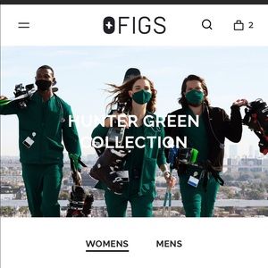 FIGS Hunter Green Limited Edition Scrubs